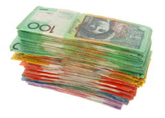 big pile of australian tender