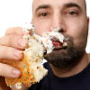 Man Eating Sweet