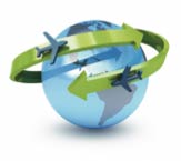 fly around the globe