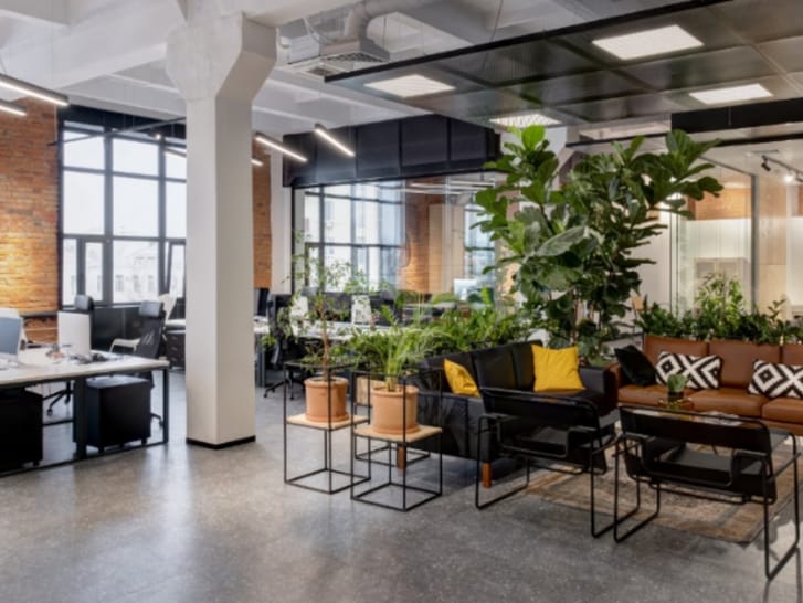 A cool openplan workspace