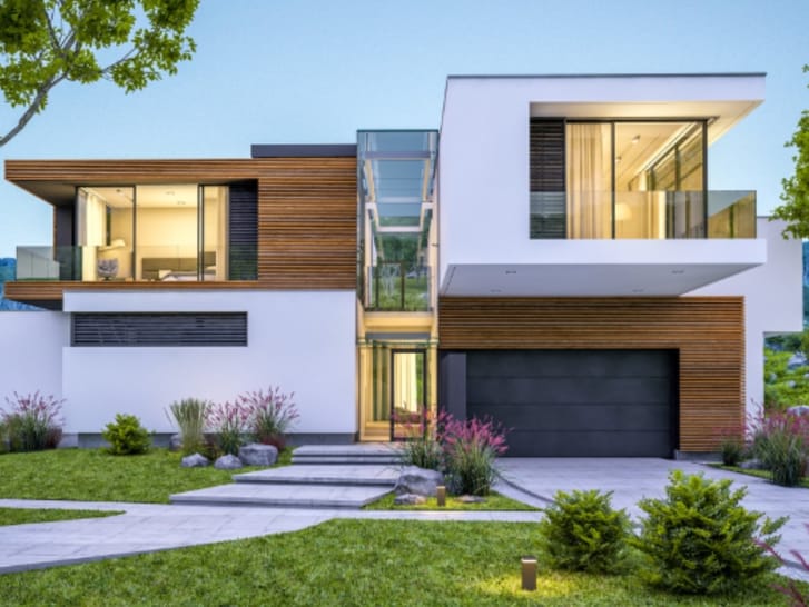 A modern contemporary home