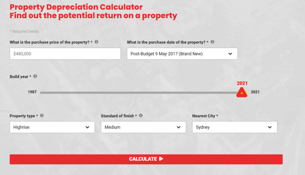 How to calculate Depreciation on Investment property