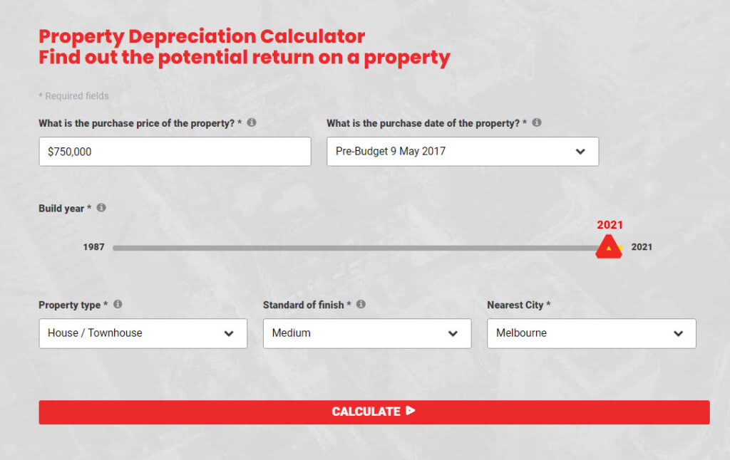 Depreciation Report Calculator