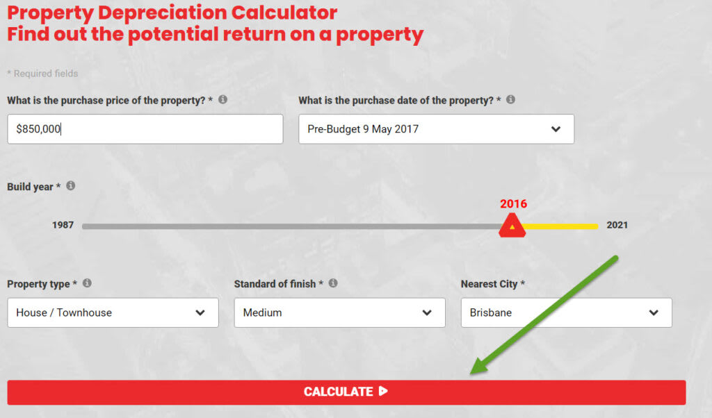 Brisbane Depreciation Schedules Sample